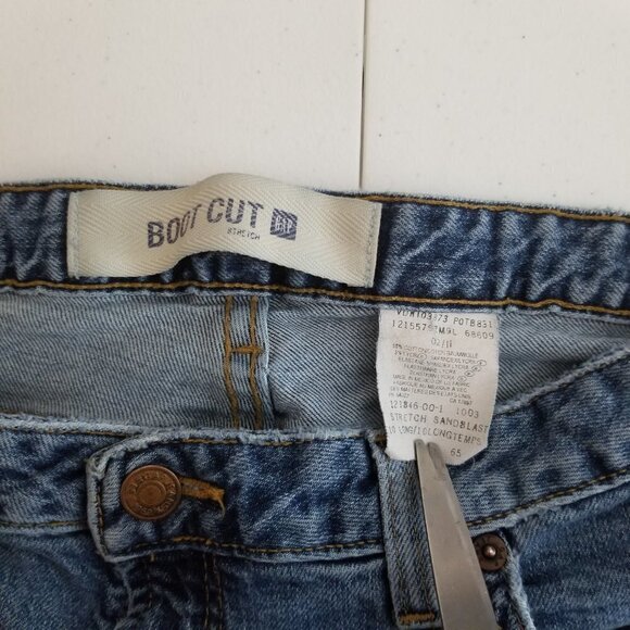 Gap Jeans Womens 10 Long Bootcut Y2K Medium Wash Cotton‎ Denim - Picture 4 of 9